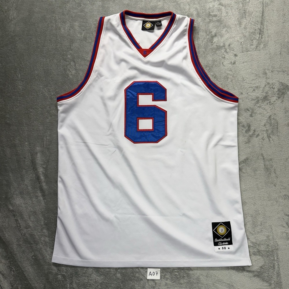 Vintage Basketball Classics #6 J E Jersey Adult Size 58